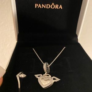 Pandora “spread your wings and fly” necklace